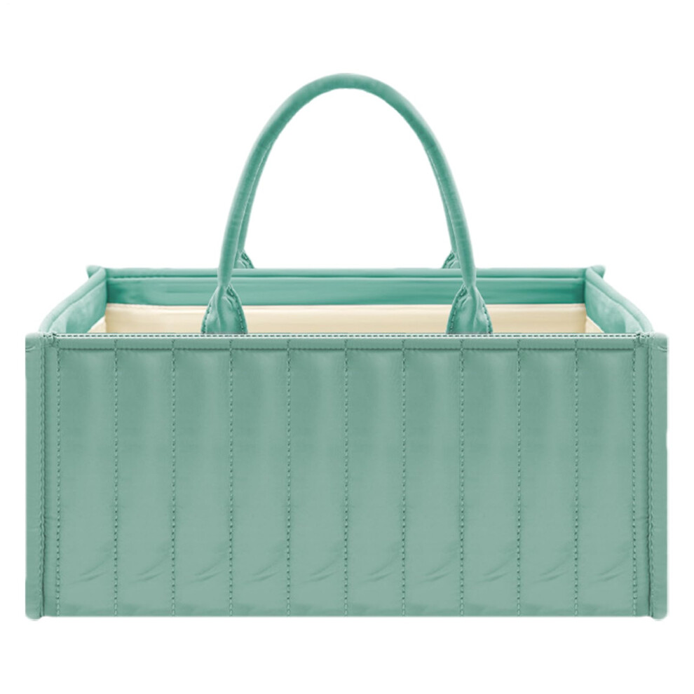 Shower Ready Foldable Nappy Organiser Bag with 2 Removable Dividers