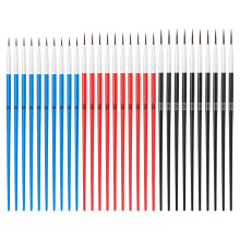 Lot de 30 pinceaux d'art en nylon avec manche en plastique-4 30