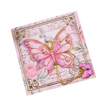Artistic Butterfly Bookmarks Metal Bookmarks with Chain-2