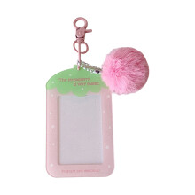 3 Inch Card Protector Card Protective-Pink There are hair balls