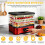 5-Tray Food Dehydrator Machine,Touch Panel Fruit Dryer Machine UK Plug 3