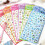 Puffier Sticker Sheets Decorative Sticker Cute Small Sticker for 4