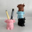 Yak Shape Pen Stand Decorative Plastic Pen Cup-brown XS size 3