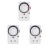 3X 24-Hour Segmented --Saving Plug Timer Socket Kit-with Programmable  Controller 3-Pin Plug UK Plug 2