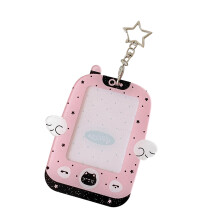 3 Inch Pocket Sized Card Case Photo Holders Card-Pink