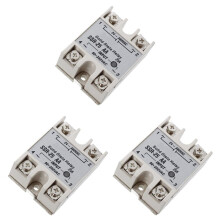 3X SSR-25AA 80-250V 25A Machinery Control AC Solid Module State Relays