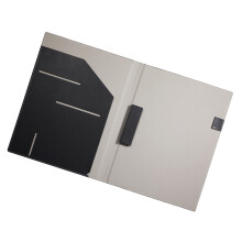 Business Conference Folder With Pen Slots And Card-Black