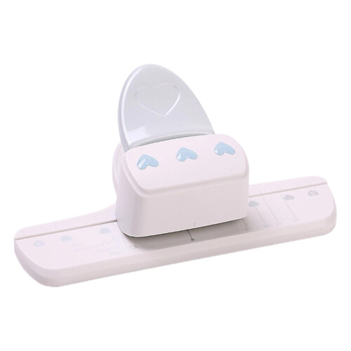 Easy Paper Puncher Organization Punch Machine for Office-White