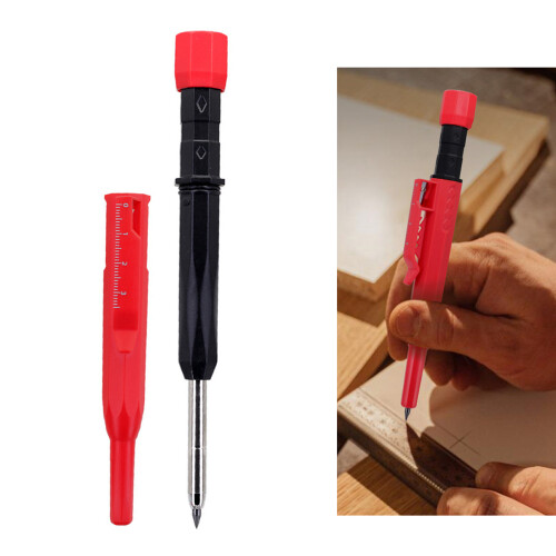 3pcs Heavy Duty Woodworking Pencils with Refill For Deep-Blue 2