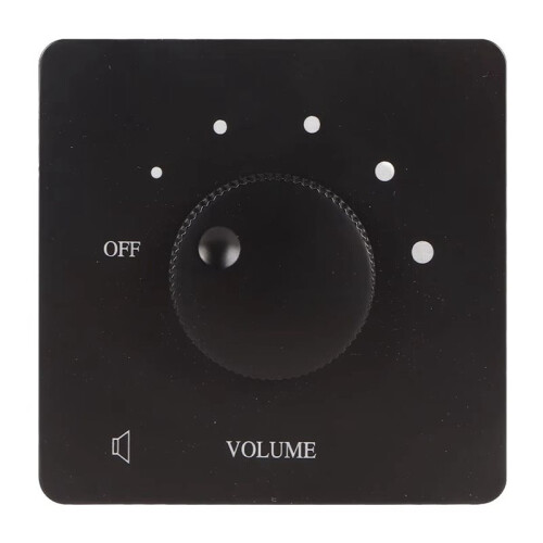 2X 50 Volume Control 50W Volume Control Professional Safety 5 Gears Tuning Knob Volume Controller Black 1