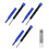 3pcs Heavy Duty Woodworking Pencils with Refill For Deep-Blue 1