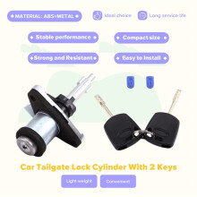 Car Tailgate Lock Cylinder with 2 Keys 97KGB431K9AA 97KGB431K99AA for KA 1997-2007 Trunk Back Cylinder