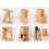 Porte-Couteaux En Bambou Rangement Cuisine 6