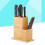 Porte-Couteaux En Bambou Rangement Cuisine 7