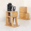 Porte-Couteaux En Bambou Rangement Cuisine 8