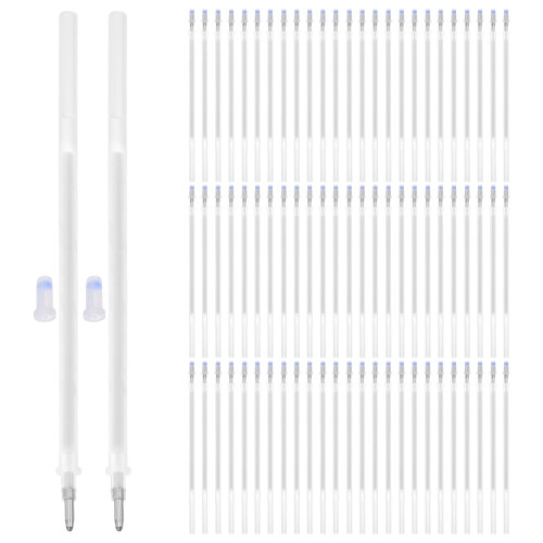 100Pièces Marqueurs Tissus Blancs Effaçables Pour Broderie