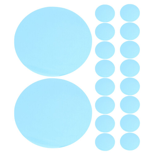25Pcs Flexible Sky-Blue Pet Lamp Transparency Sheets for Mood Lighting