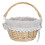 Lightweight Handheld Wicker Basket with Handle for Kids 1