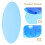 25Pcs Flexible Sky-Blue Pet Lamp Transparency Sheets for Mood Lighting 4