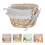 Lightweight Handheld Wicker Basket with Handle for Kids 6