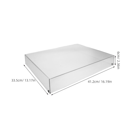 Clear Protective Turntable Dust Cover for Vinyl Record Player 1