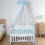 Babybett Moskitonetz Stahlrohr, , Bunt 3