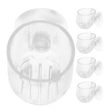 5Pcs Acrylic Aquarium Suction Cup Planters for Small Fish Tank Decor
