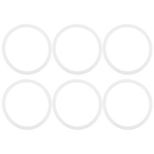6Pcs Thick Rubber Singing Bowl Rings Absorbing Gaskets