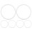 6Pcs Thick Rubber Singing Bowl Rings Absorbing Gaskets 7