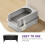 1Set Waterproof DIY Cat Litter Box Enclosure with Splash-Proof Guard 5