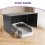 1Set Waterproof DIY Cat Litter Box Enclosure with Splash-Proof Guard 6