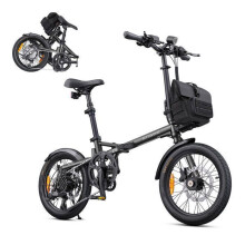 ENGWE Zip Elektrische Vouwfiets 16", Motor 250W, Afneembare LG 360Wh Accu, Koppel 40Nm, Hydraulische Remmen, Actieradius 120 km