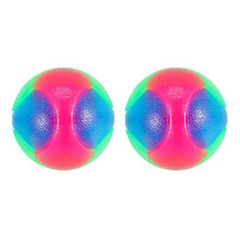 Oplichtende Hondenballen Knipperende Elastische Bal Glow in The Dark Interactief Huisdierspeelgoed voor Puppy'S, Katten, Honden 2 Inch (2 X Ballen)