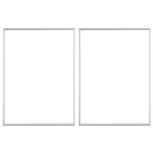 2 Fotolijsten, A4 Zilveren Fotolijsten, met Onbreekbare S, Fotolijsten voor Familiefoto'S, 21X30 CM