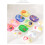 6Sheets Lovely Bear Flower Nail Stickers Decals With 3D Embossed 2