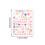6Sheets Lovely Bear Flower Nail Stickers Decals With 3D Embossed 3