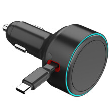 60W Powerful Double USB Universal Car Adapter Featuring Detection