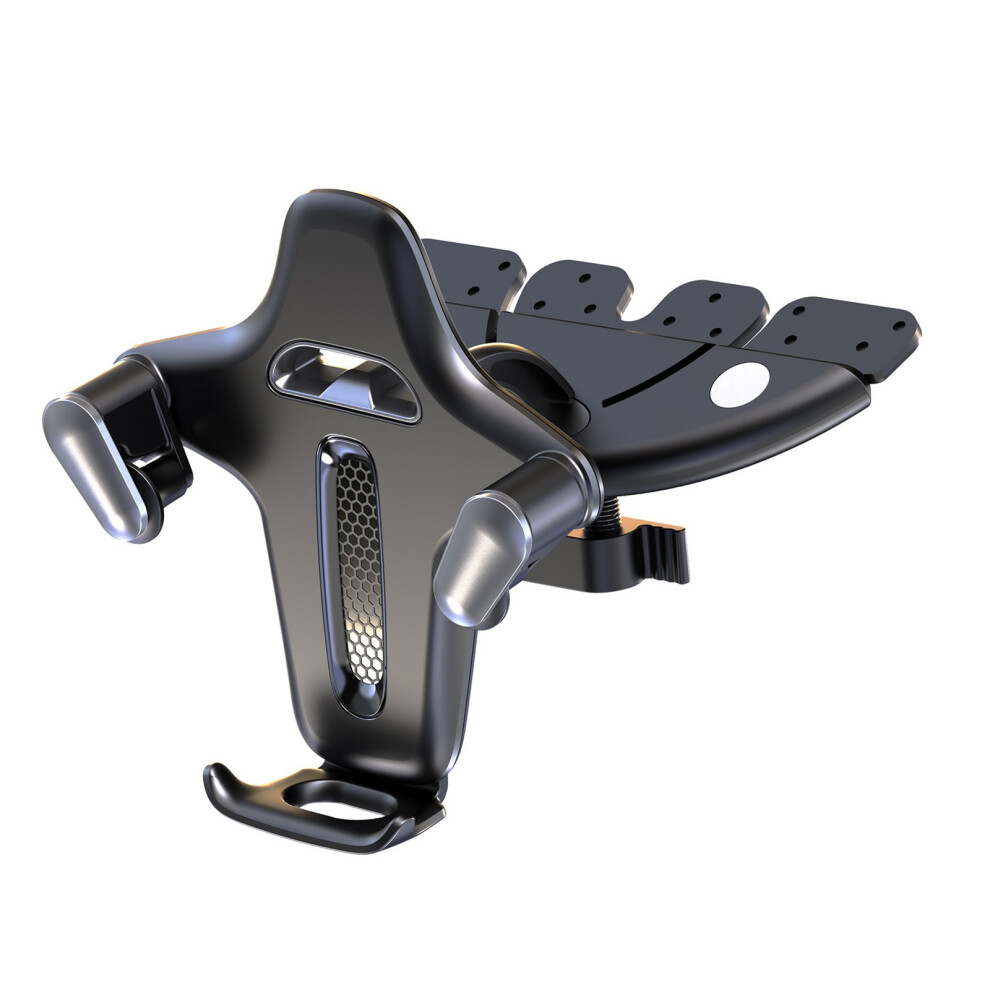 Premium Nonslip Abs Car Mount Support For Stable Phone- Silver 7704001074352