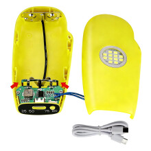 Battery Holder Case for Phone Electronics Charging-Yellow