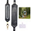 Leather Phone Case With Convertible Shoulder Strap-Black 3