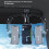 Rotatable Quick Release Sunvisor Smartphone Holder Support-Gray 5
