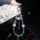 Elegant Crystal Beaded Bracelet Cellphone Strap Pendant-White 5