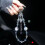 Elegant Crystal Beaded Bracelet Cellphone Strap Pendant-White 7
