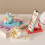 Fortune Bringing Horse Theme Mobile Holder-white and blue 7