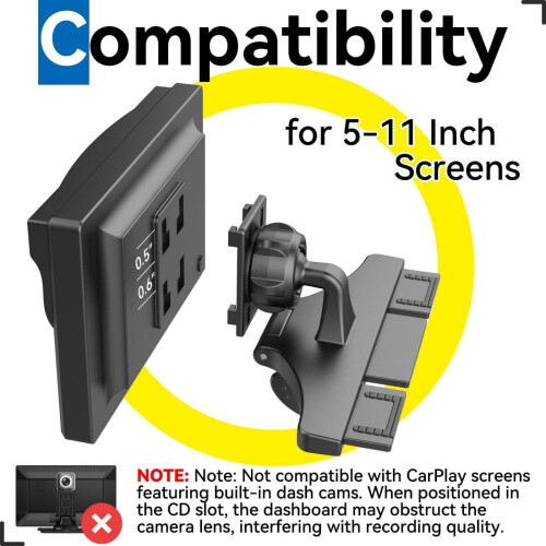 Support de téléphone de voiture à fente pour disque Compact 1