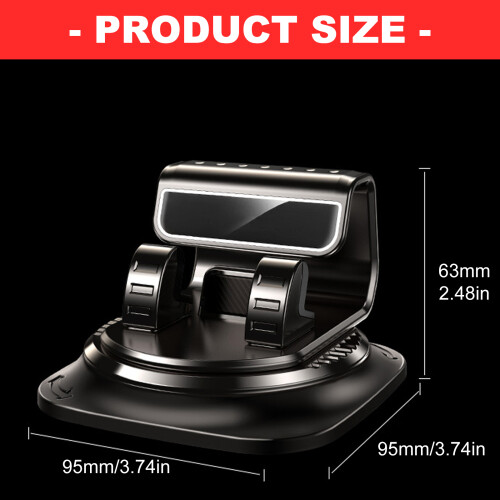 Phone Stand Suction Cup Rotating Holder for Most Cellphone Car 2