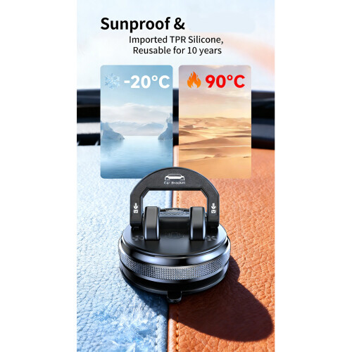Support de téléphone de voiture à visualisation horizontale et 2