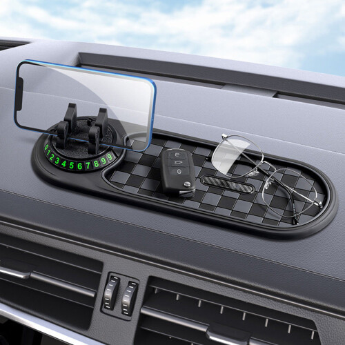 Support de téléphone de voiture réglable à 360 degrés, avec 1