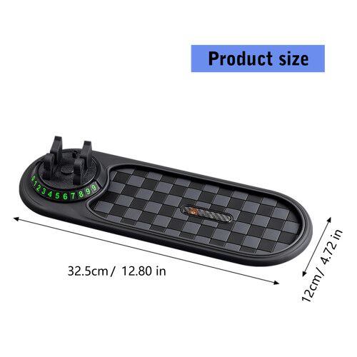 Support de téléphone de voiture réglable à 360 degrés, avec 2