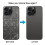 Replacement Back Cover Lightweight Design for Select Model Easy 2